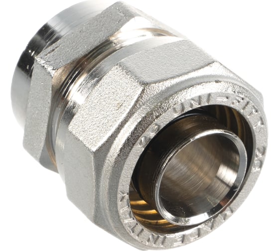 Обжимная муфта - В 26х3/4 никелированная Uni-Fitt 661N8300