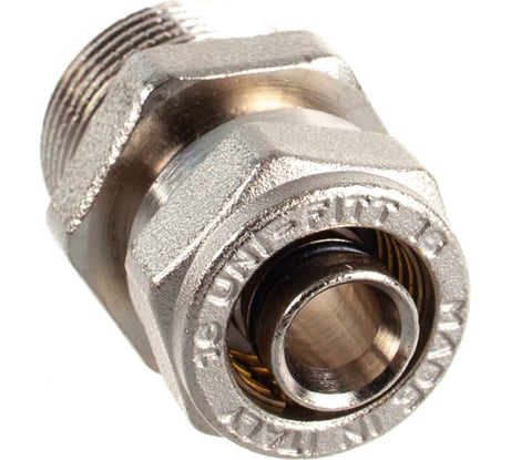 Обжимная муфта - Н 16х3/4 никелированная Uni-Fitt 662N6300