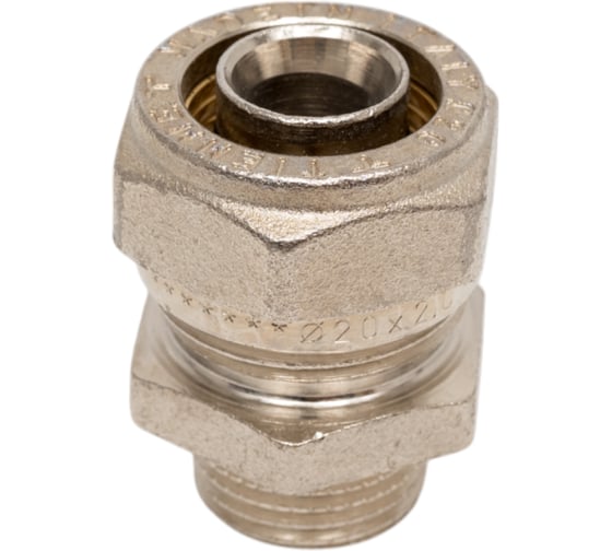Обжимная муфта - Н 20х1/2 никелированная Uni-Fitt 662N7200
