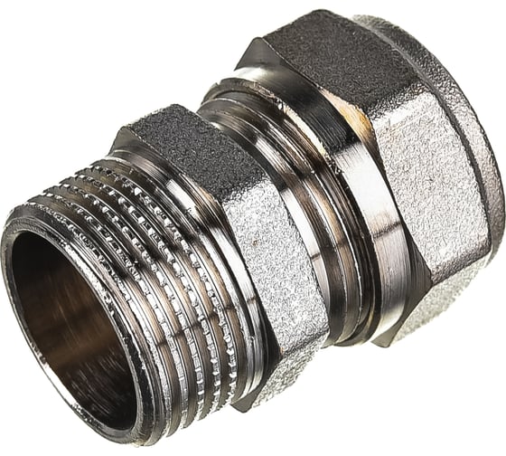 Обжимная муфта - Н 20х3/4 никелированная Uni-Fitt 662N7300
