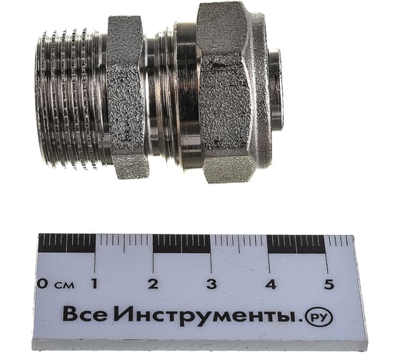 Обжимная муфта - Н 20х3/4 никелированная Uni-Fitt 662N7300
