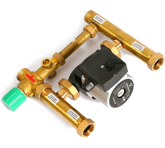 Насосно-смесительная группа 1" с насосом GRUNDFOS Uni-Fitt MULTIMIX 477G1500