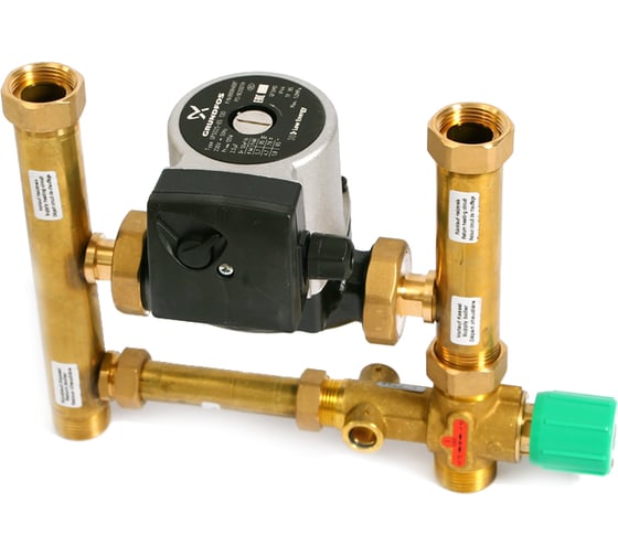 Насосно-смесительная группа 1" с насосом GRUNDFOS Uni-Fitt MULTIMIX 477G1500