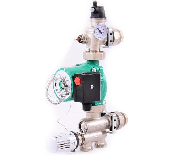 Насосно-смесительная группа 1" c насосом Wilo RS 25/6-130 Uni-Fitt SOLOMIX 471N1200