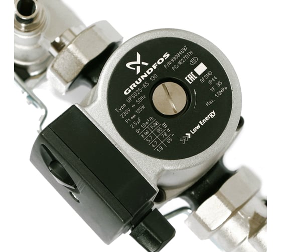 Насосно-смесительная группа 1" с насосом GRUNDFOS Uni-Fitt SOLOMIX 472N1200