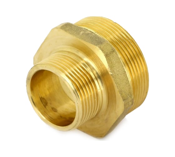 Редукционный ниппель 2x1-1/2 латунный Uni-Fitt 600G7600 1