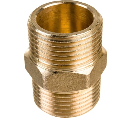 Удлиненный ниппель 1 латунный Uni-Fitt 601G4400