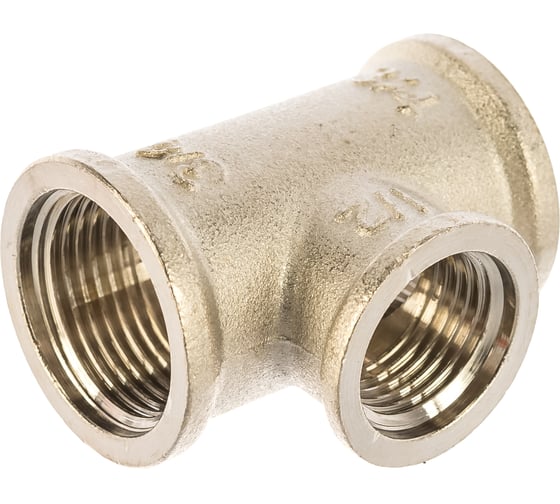 Тройник В 3/4х1/2х3/4 никелированный Uni-Fitt 615N3230