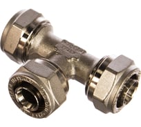 Обжимной тройник 20 никелированный Uni-Fitt 666N7770