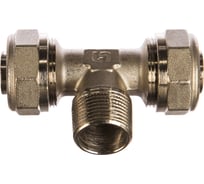 Тройник обж-Н-обж 26х3/4x26 никелированный Uni-Fitt 668N8380