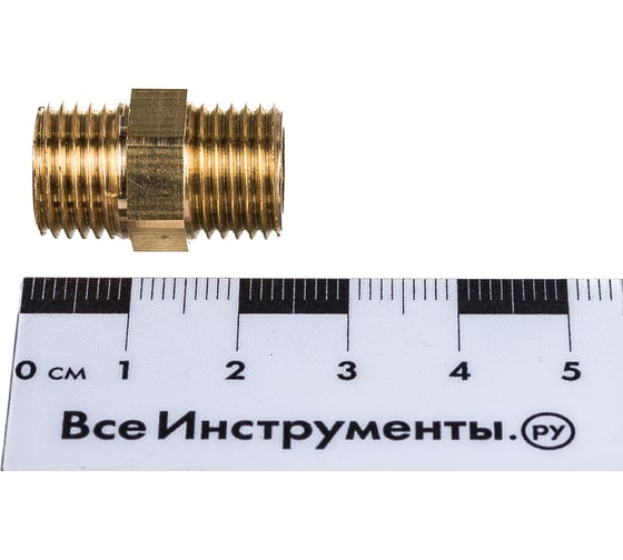 Ниппель 1/4 латунный Uni-Fitt 600G0000