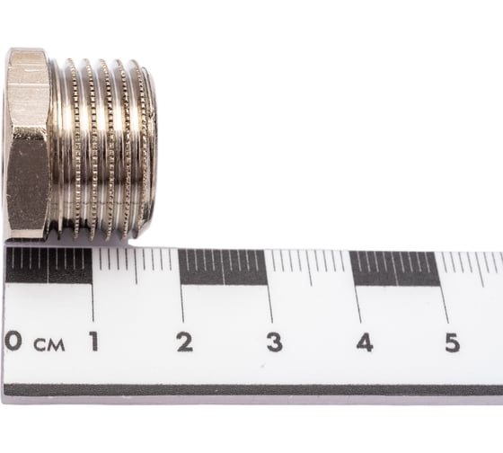 Футорка НВ 1/2х1/4 никелированная Uni-Fitt 604N2000