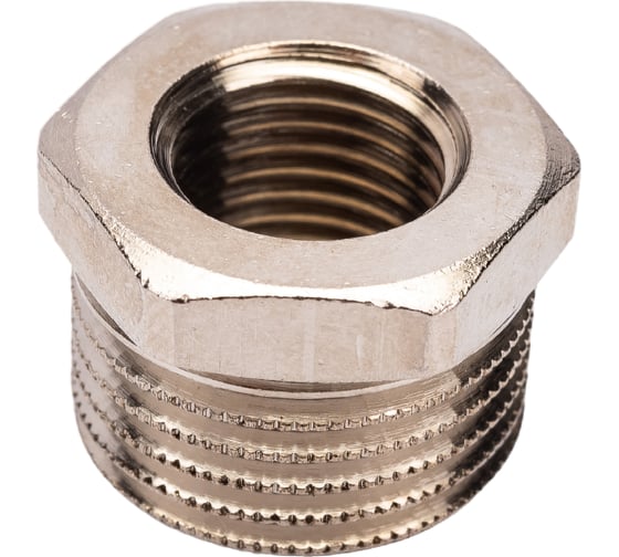 Футорка НВ 1/2х1/4 никелированная Uni-Fitt 604N2000