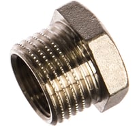 Футорка НВ 1/2х3/8 никелированная Uni-Fitt 604N2100