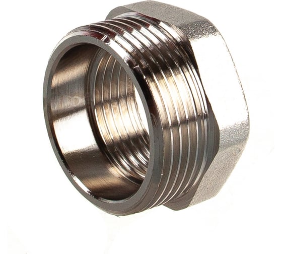 Футорка НВ 1-1/4х1 никелированная Uni-Fitt 604N5400