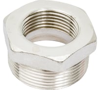 Футорка НВ 1-1/2х1 никелированная Uni-Fitt 604N6400