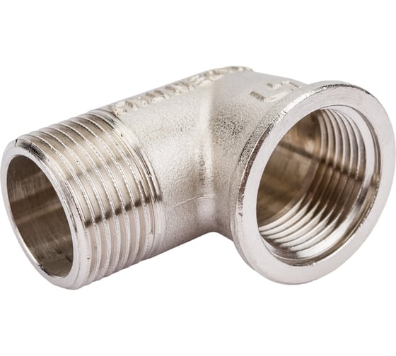Угол НВ 1x1 никелированный Uni-Fitt 611N4400