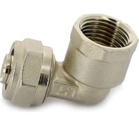 Обжимной угол обж-В 16х3/4 никелированный Uni-Fitt 664N6300