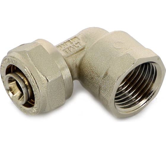 Обжимной угол обж-В 20х1/2 никелированный Uni-Fitt 664N7200 1