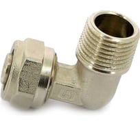 Обжимной угол обж-Н 26х3/4 никелированный Uni-Fitt 665N8300