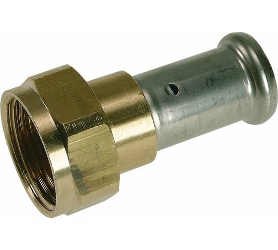 Муфта пресс-В 20 с накидной гайкой, оловянное покрытие Henco 26P-20ZA 1