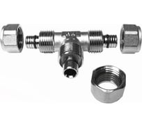 Обжимной тройник 16х16х16 оловянное покрытие Henco 8-161616A