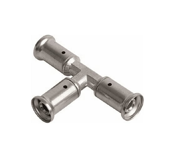 Тройник 26х26х26 пресс, оловянное покрытие Henco 9P-262626A 1