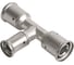 Тройник 20х16х20 пресс, оловянное покрытие Henco 10P-201620A 1