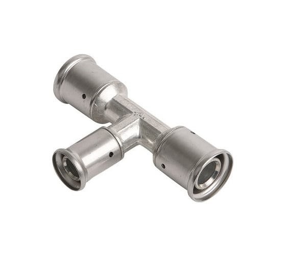Тройник 32х16х32 пресс, оловянное покрытие Henco 10P-321632A 1