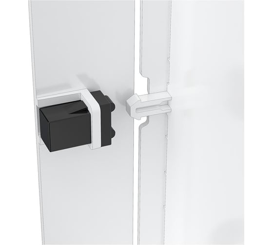 Ревизионный люк EVECS L1010n ln 120x120 нажимной фланец 100x100 пластик 90-08061