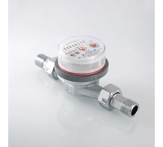 Универсальный квартирный водосчетчик Valtec до +90 С, 1,5м3, 1/2", 110 мм VLF-15U