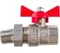 Шаровой кран с полусгоном Valtec BASE 1/2" внутренняя-наружная VT.227.N ...