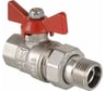 Шаровой кран с полусгоном Valtec BASE 3/4" внутренняя-наружная VT.227.N.05
