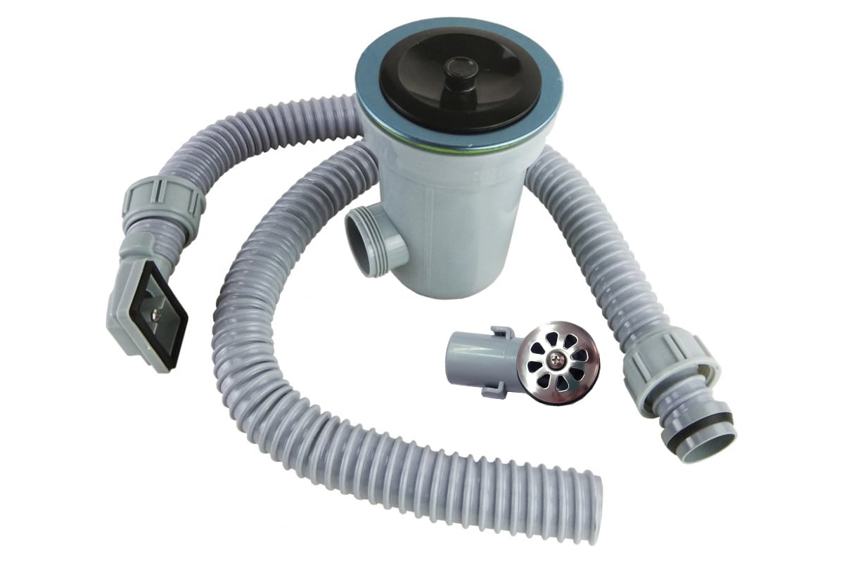 Сифон YOYO 3.5 дюйма, универсальный, с переливом и фильтр-стаканом, для ...