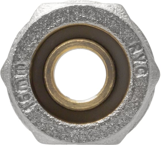 Соединитель патрубок 16х1/2" ц/г Rvc RC 00645