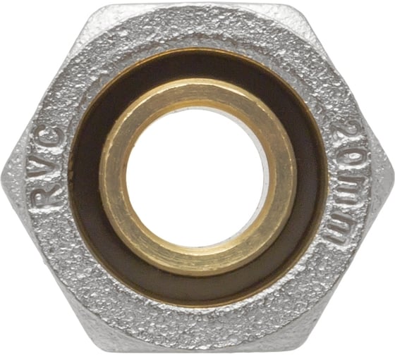 Соединитель патрубок 20х1/2" ц/ш Rvc RC 00659