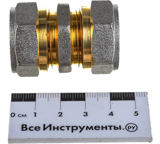 Соединитель патрубок 20х20 ц/ц Rvc RC 00638