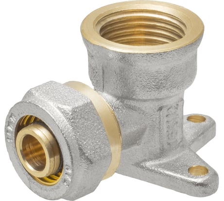 Угольник водорозетка с креплением 16х1/2" ц/г Rvc RC 00695