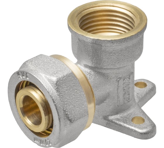 Угольник водорозетка с креплением 20х1/2" ц/г Rvc RC 00696
