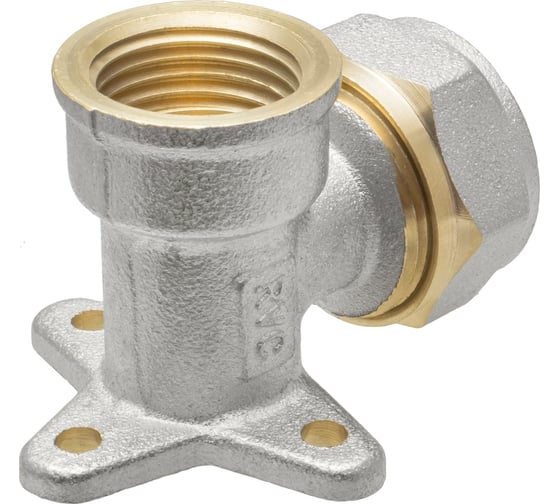 Угольник водорозетка с креплением 20х1/2" ц/г Rvc RC 00696