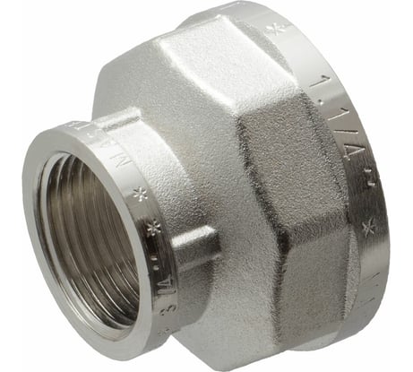 Муфта переходная MPF 1.1/4" х 3/4" латунная никелированная внутренняя резьба ИС.072154