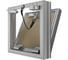 Люк ревизионный d cmo base EVECS 250x250 скрыт.монтаж съемный алюминий, 90-08121 D2525 ceramo base 5
