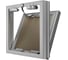 Люк ревизионный d cmo base EVECS 400x400 скрыт.монтаж съемный алюминий, 90-08129 D4040 ceramo base 3