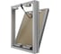 Люк ревизионный d cmo base EVECS 300x400 скрыт.монтаж съемный алюминий, 90-08125 D3040 ceramo base 4