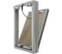 Люк ревизионный d cmo base EVECS 250x400 скрыт.монтаж съемный алюминий, 90-08122 D2540 ceramo base 3