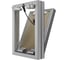 Люк ревизионный d cmo base EVECS 200x300 скрыт.монтаж съемный алюминий, 90-08119 D2030 ceramo base 3