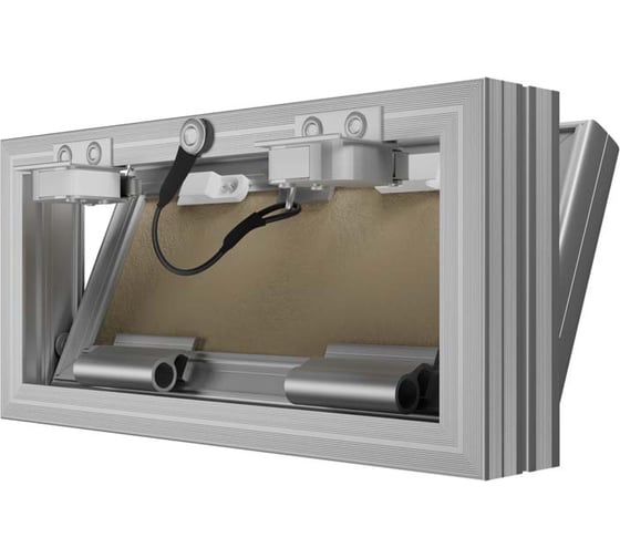 Люк ревизионный d cmo base EVECS 400x200 скрыт.монтаж съемный алюминий, 90-08127 D4020 ceramo base