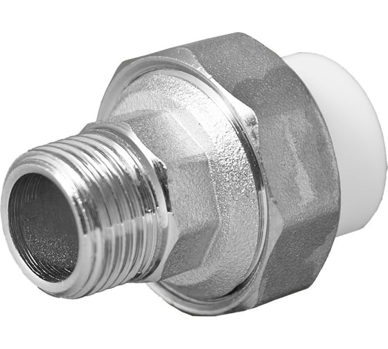 Муфта Aquapipe PPRC комб. разъемная c наруж. рез. 20х3/4", MP-У ИС.090176 1