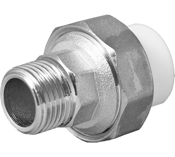 Муфта Aquapipe PPRC комб. разъемная c наруж. рез. 25х1", MP-У ИС.090180 1