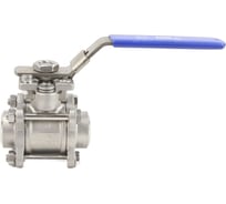 Кран шаровой DN.ru КШПП 316.200-ISO Ду40 Ру40 полнопроходной, с рукояткой D160-07676
